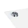 Okrasná krytka na skrutky "Ring steel 15"