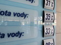 Výroba vymeniteľnej informačnej tabule  - BAZÉN / TEPLOTA VODY 