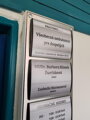 Vymeniteľná info tabuľa s menovkami 