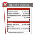 Orientačná tabuľa z plexiskla 