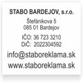 Pečiatka COLOP EOS Q 30 s textom.