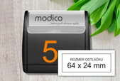Pečiatka MODICO 5 s textom