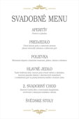 Svadobné menu č. 16