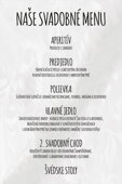Svadobné menu č. 25