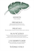 Svadobné menu č. 33