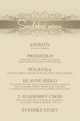 Svadobné menu č. 30