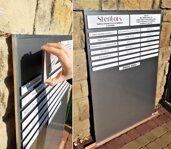 Výroba magnetickej vymeniteľnej informačnej tabule &quot;Prominent HL-MAG 1&quot;
