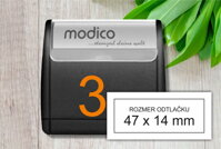 Pečiatka MODICO 3 s textom
