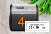Pečiatka MODICO 4 s textom