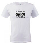 Potlač bielych a svetlofarebných tričiek v 1 farbe - A5