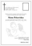 Smútočné oznámenie č. 15