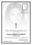 Smútočné oznámenie č. 11