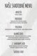 Svadobné menu č. 25