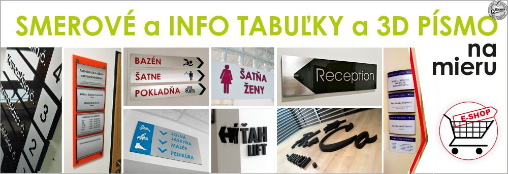 Výroba informačných tabúľ