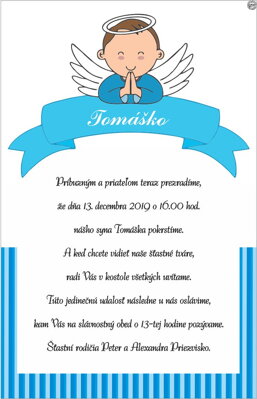 Oznámenie o krste č. 4