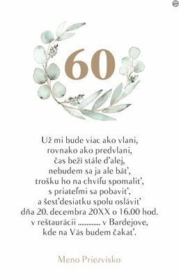 Jubilejné oznámenie č. 40