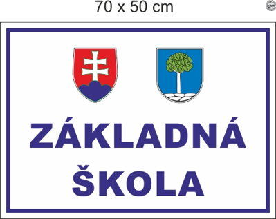Tabuľa na označenie budovy  &quot;Premium - ZPK 2026&quot;
