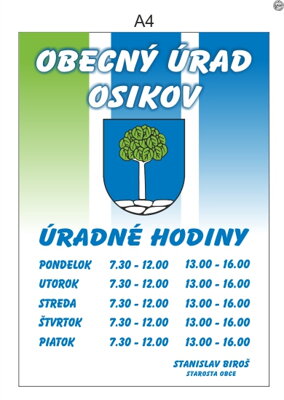 Tabuľa na označenie budovy  &quot;Premium - OPK 2054&quot;