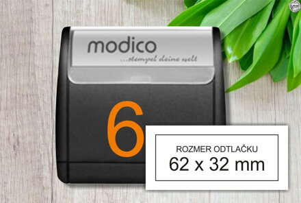 Pečiatka MODICO 6 s textom
