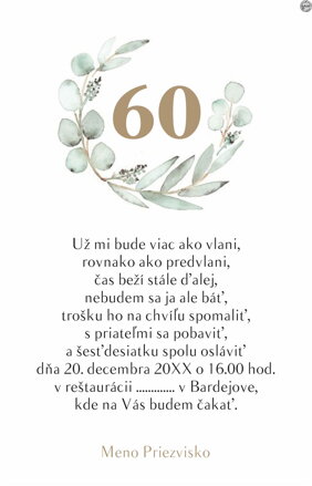 Jubilejné oznámenie č. 40