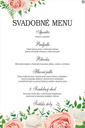 Svadobné menu č. 23