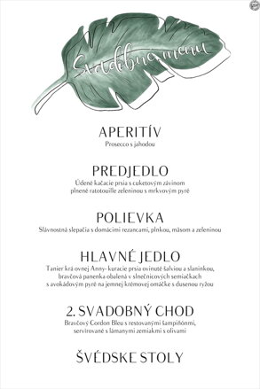 Svadobné menu č. 33