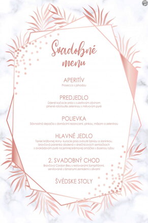 Svadobné menu č. 24