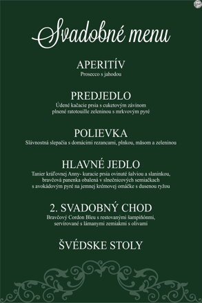 Svadobné menu č. 37