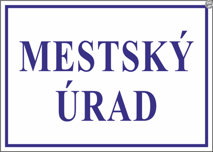 Tabuľa na označenie budovy  "Premium - MPK 2034"