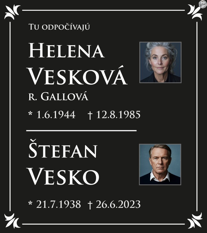 Náhrobná tabuľa z hliníkového kompozitu 40 x 45 cm - vzor č. 20