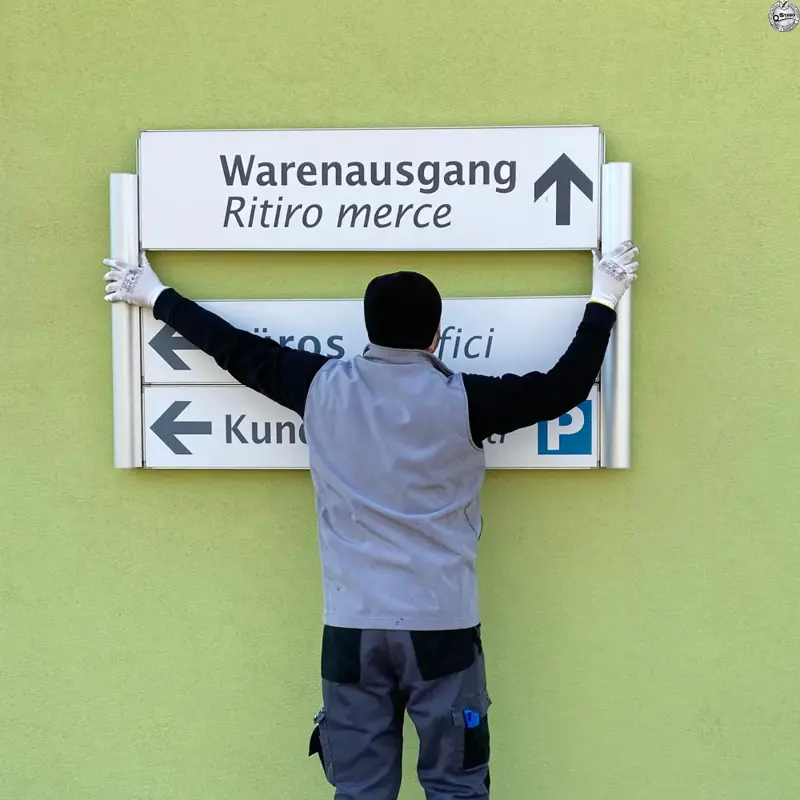 Exteriérová orientačná tabuľa "Signcode"