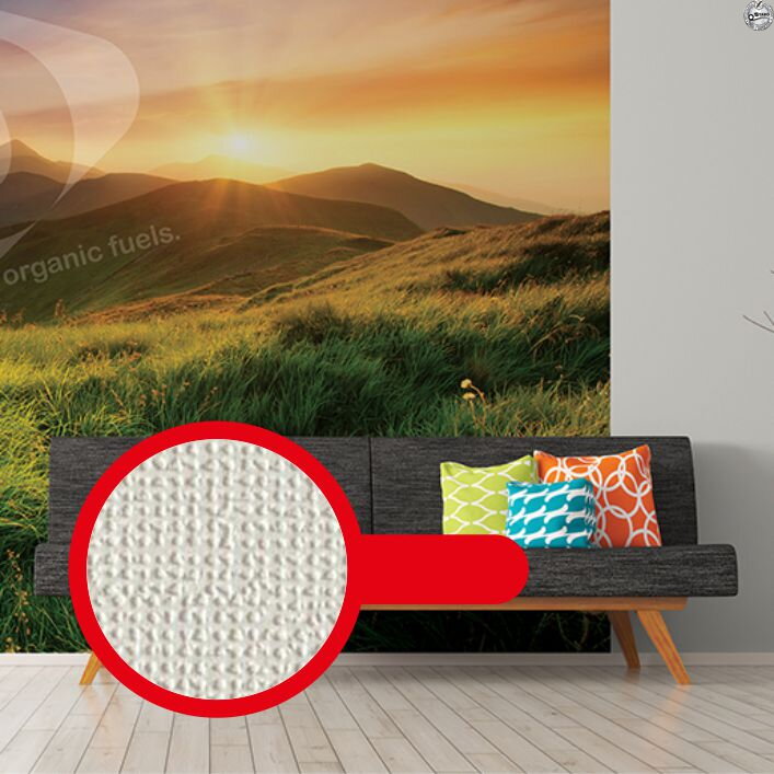 Plnofarebná tlač na papierovú tapetu s efektom "CANVAS - štruktúra plátna" Plnofarebná tlač na papierovú tapetu s efektom "CANVAS - štruktúra plátna"