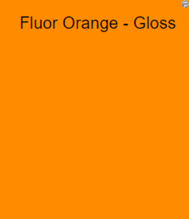 Tlač štítkov / samolepiek vo farbe "fluorescentná žlto-oranžová" 