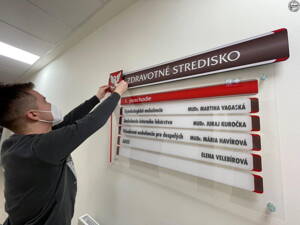 Orientačná tabuľa z plexiskla &quot;Prominent  PX 4&quot; 