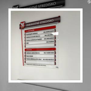 Orientačná tabuľa z plexiskla &quot;Prominent  PX 3&quot; 