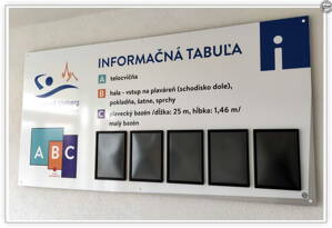 Výroba informačnej tabule &quot;Prominent  HL 21&quot; 