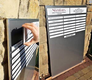 Výroba magnetickej vymeniteľnej informačnej tabule &quot;Prominent HL-MAG 1&quot;