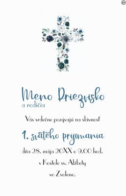 Oznámenie na 1. sv. prijímanie č. 12