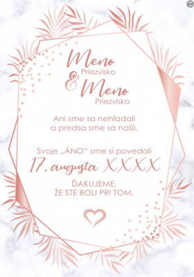 Svadobná etiketa č. 24