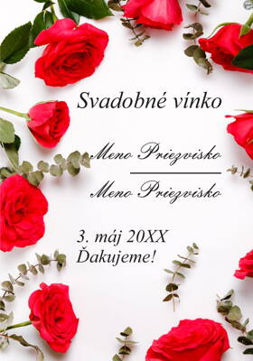 Svadobná etiketa č. 32