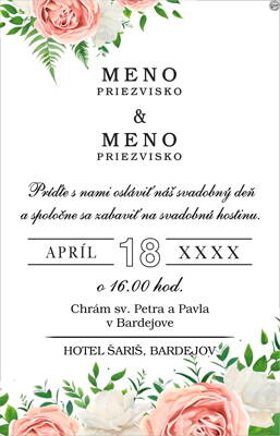 Svadobné oznámenie č. 23