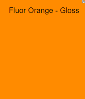 Tlač štítkov / samolepiek vo farbe &quot;fluorescentná žlto-oranžová&quot; 