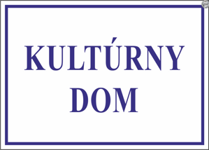 Tabuľa na označenie budovy  &quot;Premium - KPK 2033&quot;