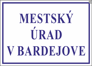 Tabuľa na označenie budovy  &quot;Premium - MPK 2035&quot;
